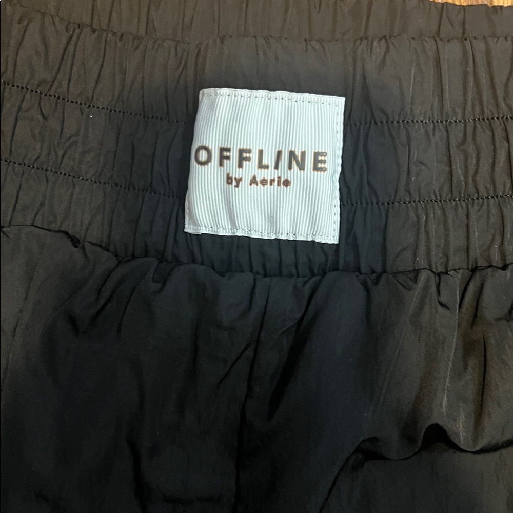 Aerie offline large black athletic shorts - Picture 2 of 5